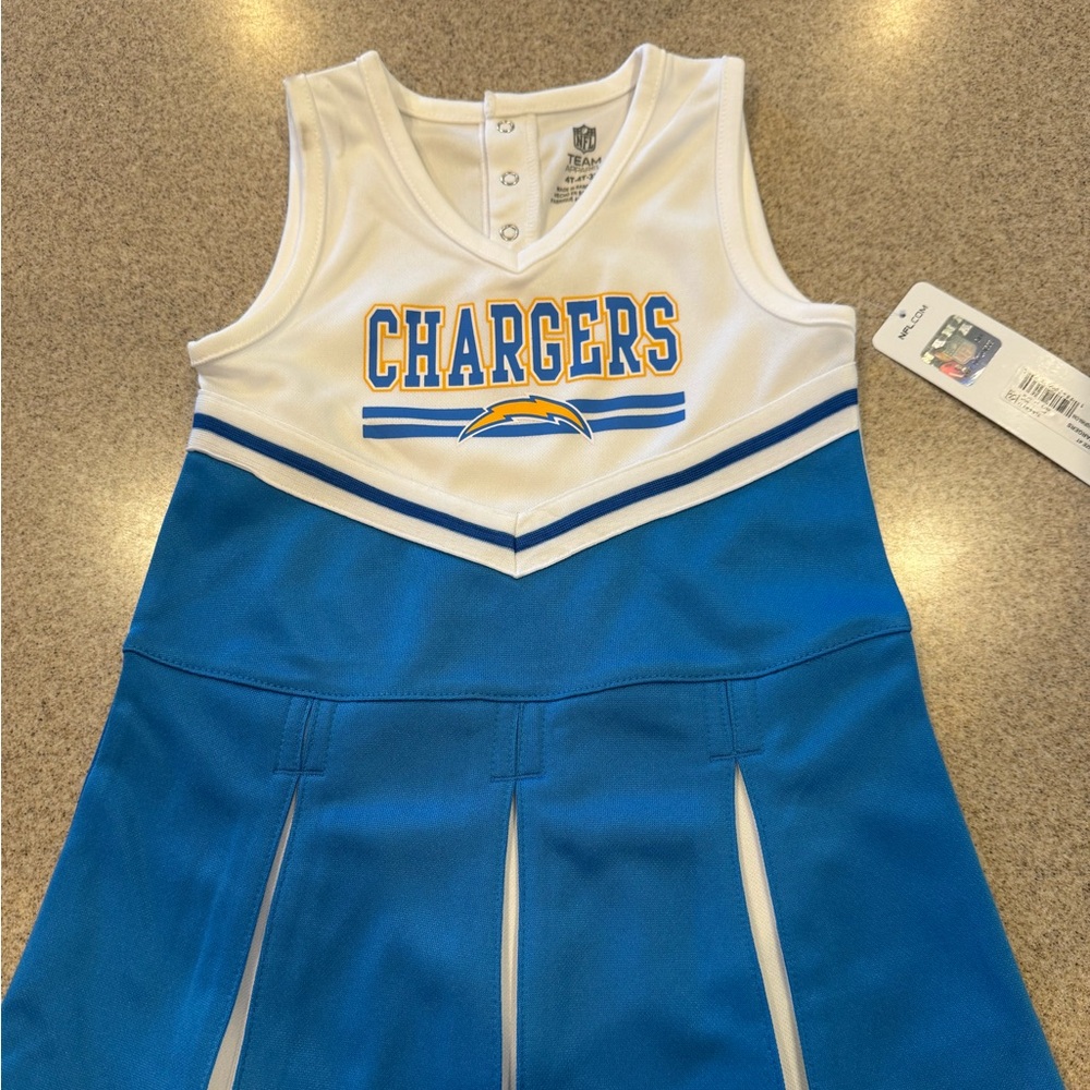 NFL size 4T team apparel chargers new with tags